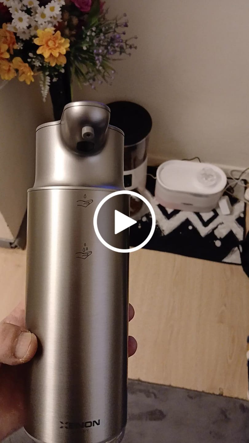 Customer video review of Sensörlü Sabunluk | Şarjlı, Otomatik, Temassız, Sıvı Sabunluk (X6840)