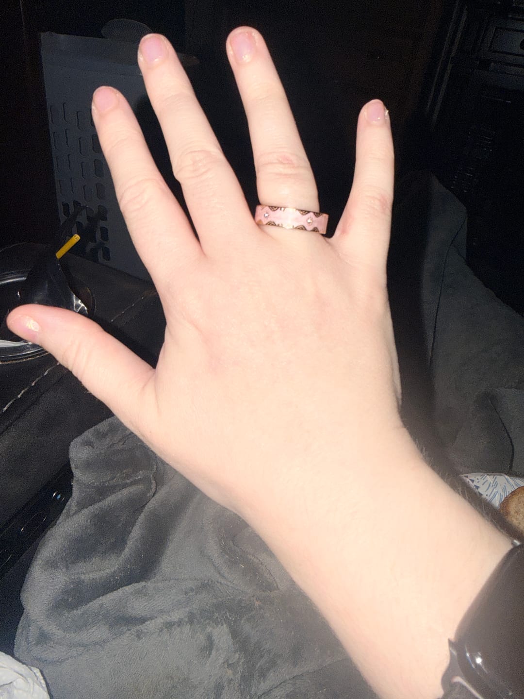 Customer photo review of Pulserive Solara Smart Ring, Sleep Tracker, Activity & Fitness Tracker, Blood Pressure& Oxygen Tracker