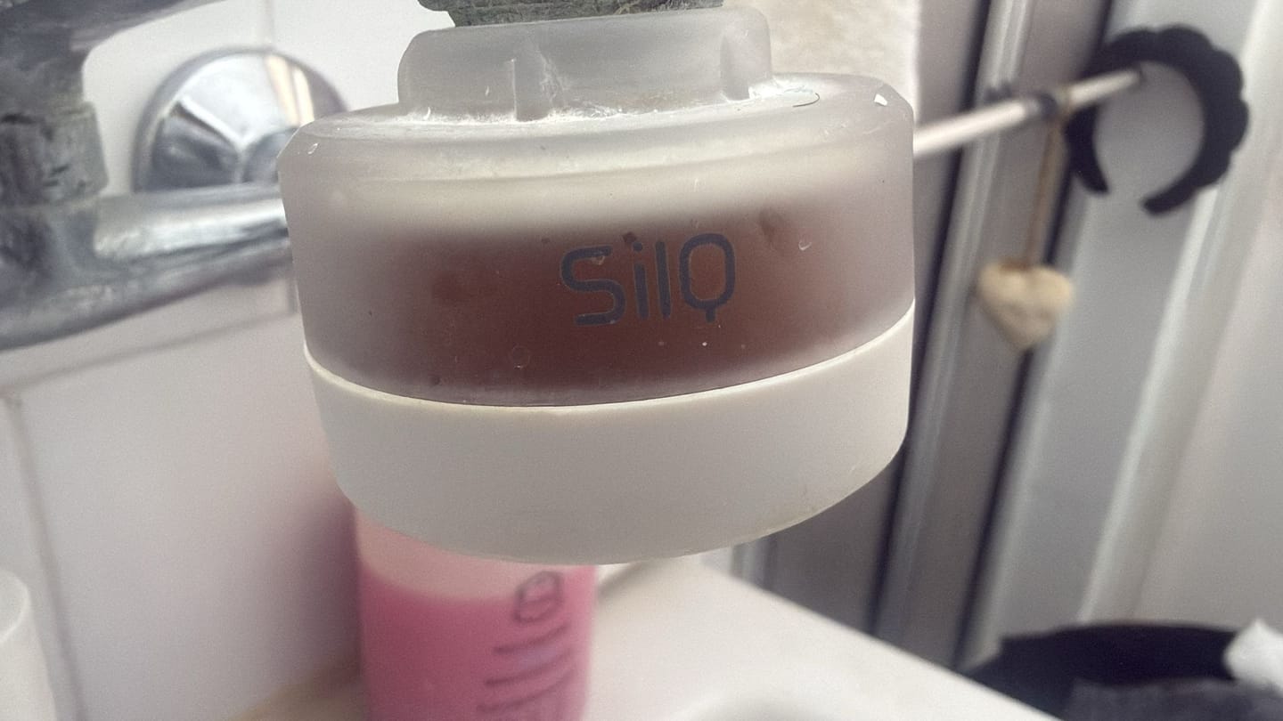Customer photo review of סנן עם רכיב מעכב אבנית ללא ניחוח