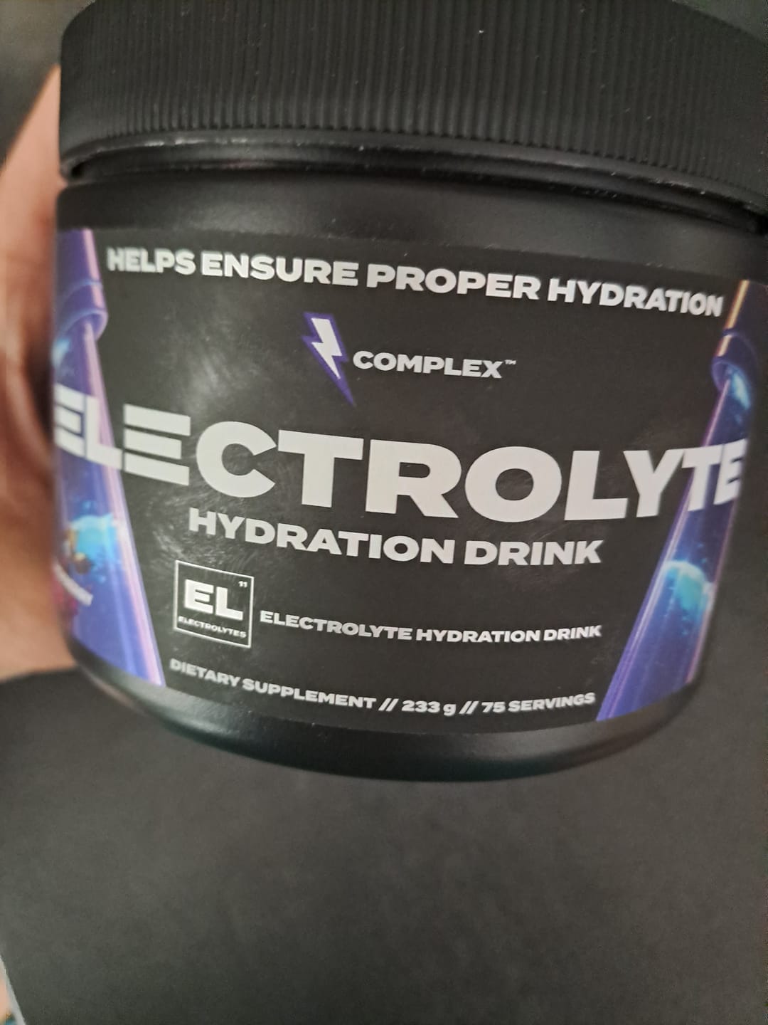 Customer photo review of Electrolyte Hydration Drink