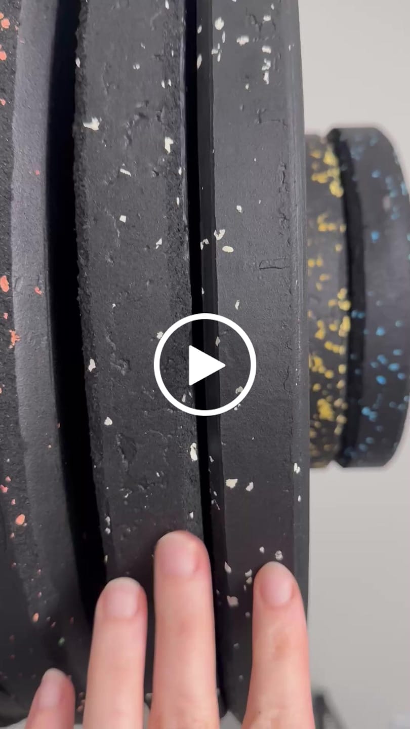 Customer video review of URA-MAX COLORED Bumper Plate Sets
