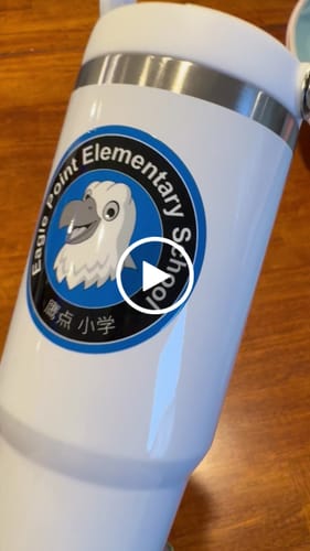 Customer video review of UV DTF Transfers By Size