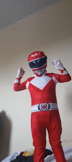 Customer photo review of Kinder Superheld Kostüm Ranger | Fantasie Rollenspiel Anzug