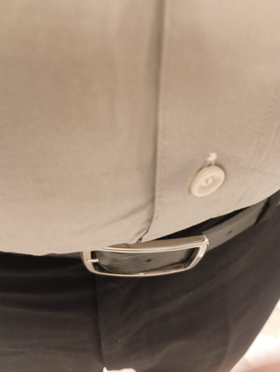 Customer photo review of Bacca Bucci Auto reversible dress belt with Genuine Leather