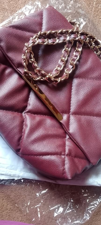 Customer photo review of Belle The Luna Fold Bag Maroon