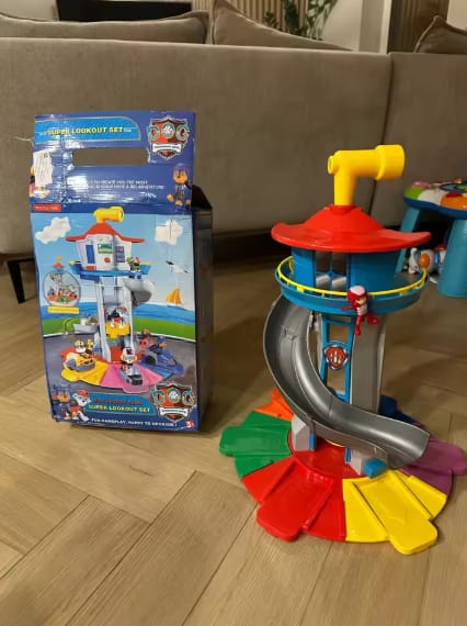 Customer photo review of Auto Rennbahn Spielset Kinder | Fahrzeuge mit Rutschbahn