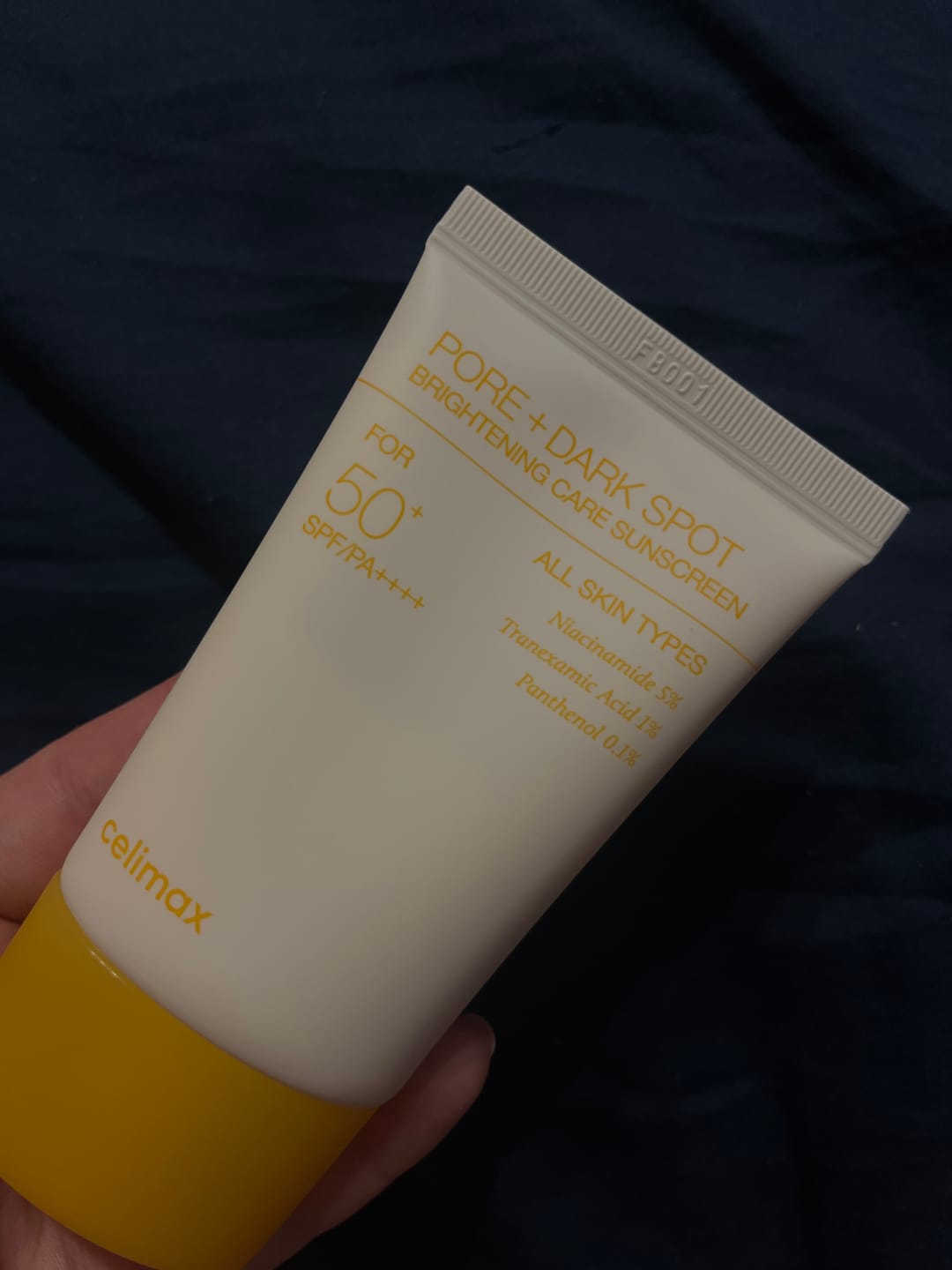 Customer photo review of Saules aizsargkrēms Celimax Pore+Dark Spot Brightening Care Sunscreen SPF50+ PA++++
