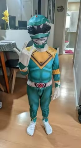 Customer photo review of Kinder Superheld Kostüm Ranger | Fantasie Rollenspiel Anzug
