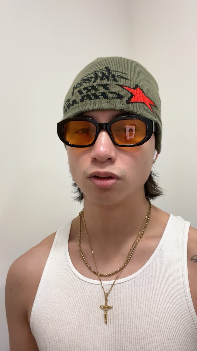 Customer photo review of BLOOD MOON BLUE LIGHT BLOCKERS