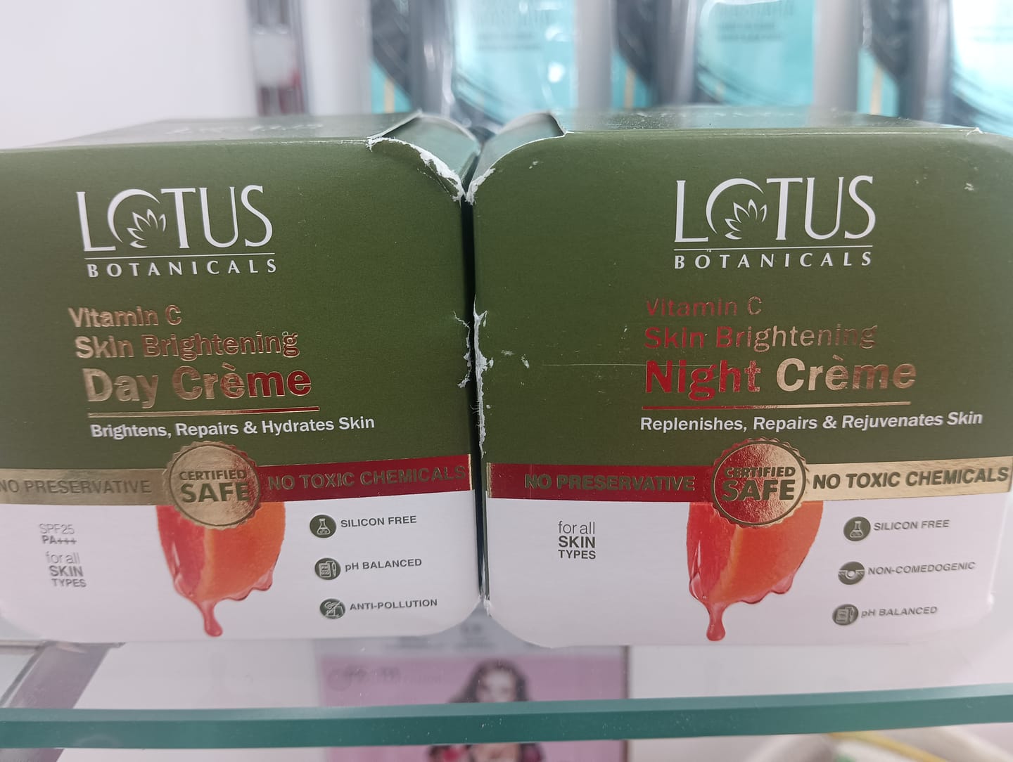Customer photo review of Vitamin C Skin Brightening Night Crème
