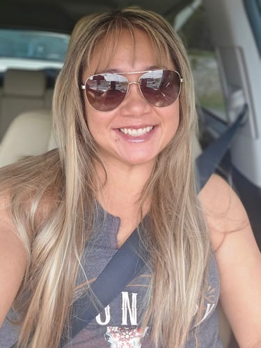 Customer photo review of High Quality Halo Hair Extensions