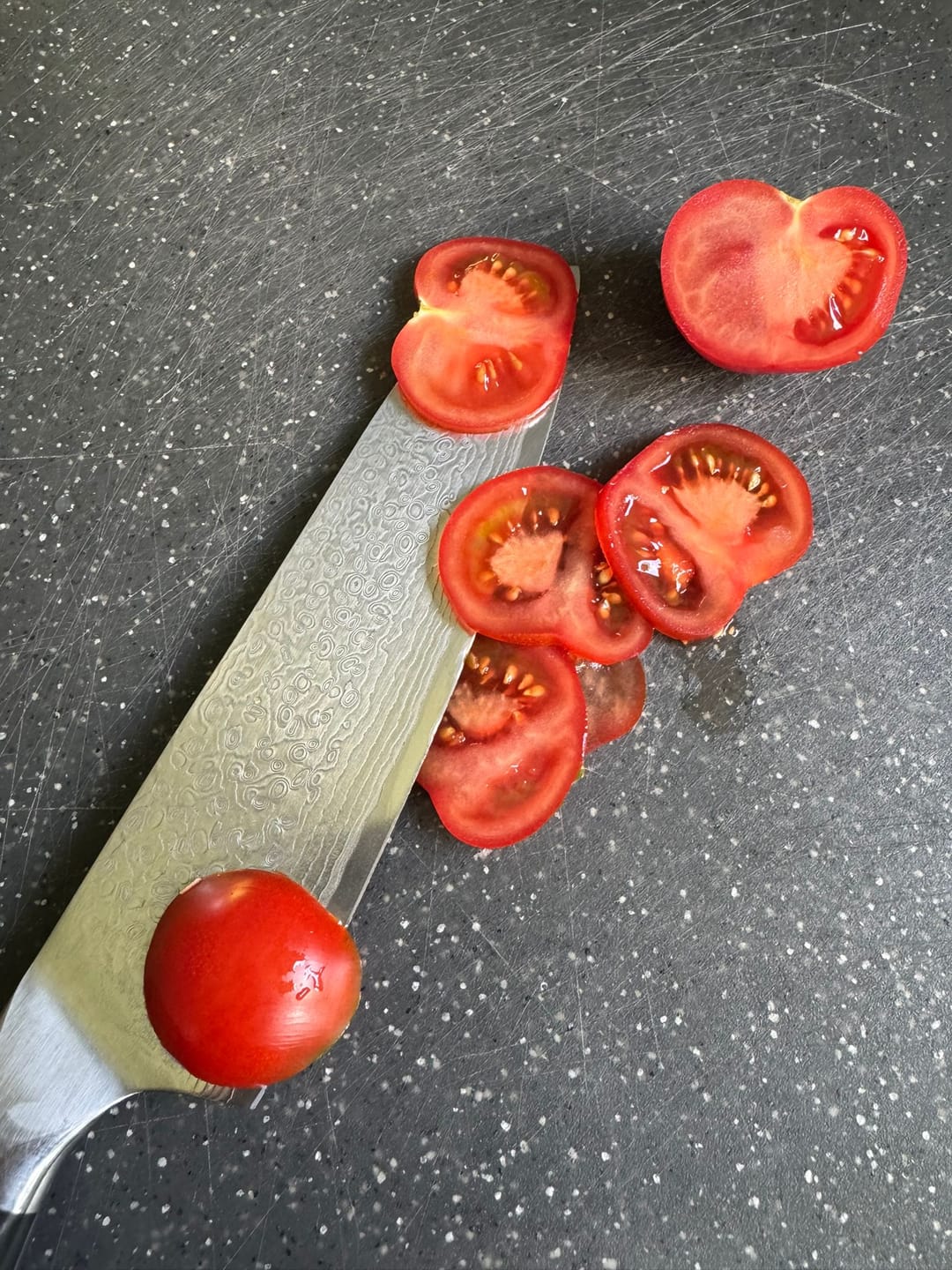 Customer photo review of Premium Damast Kochmesser