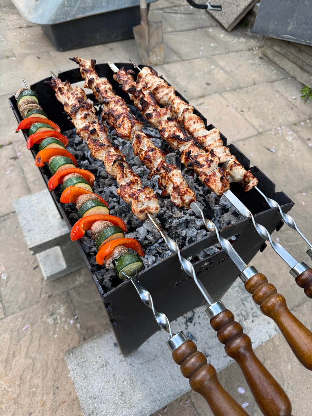 Customer photo review of Hähnchen-Schaschlik Original – zart mariniert & grillfertig | mySchaschlik