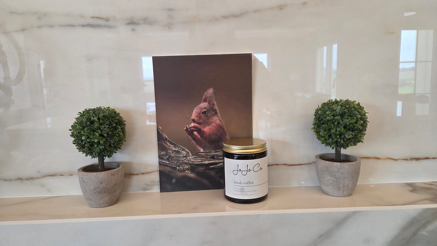 Customer photo review of Fresh Coffee Candles