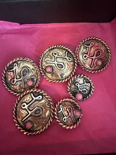 Customer photo review of Custom Saddle Set Concho Design W/ Upgrades stones