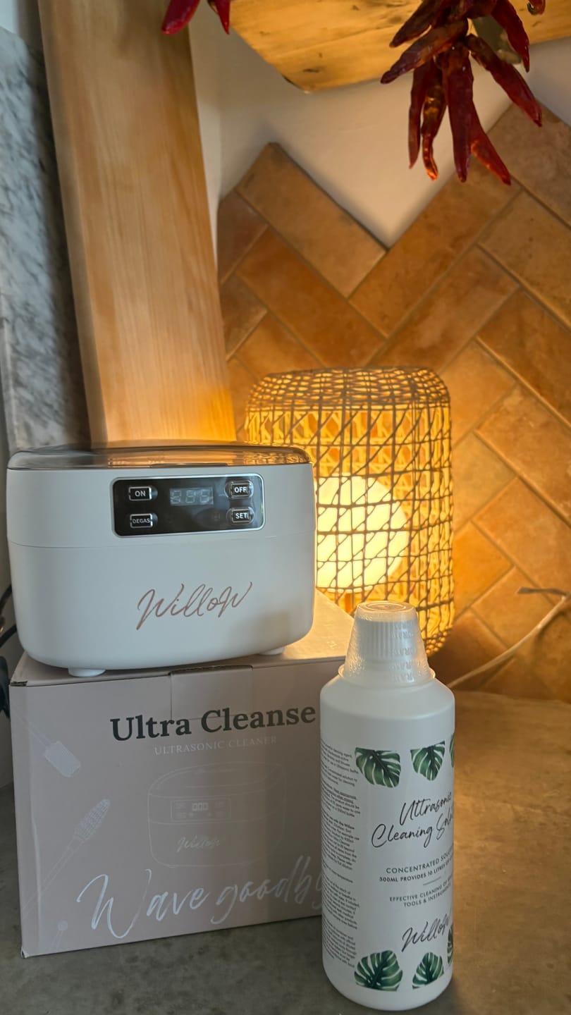 Customer photo review of Willow Ultra Cleanse + Ultra Sonic Solution Bundle