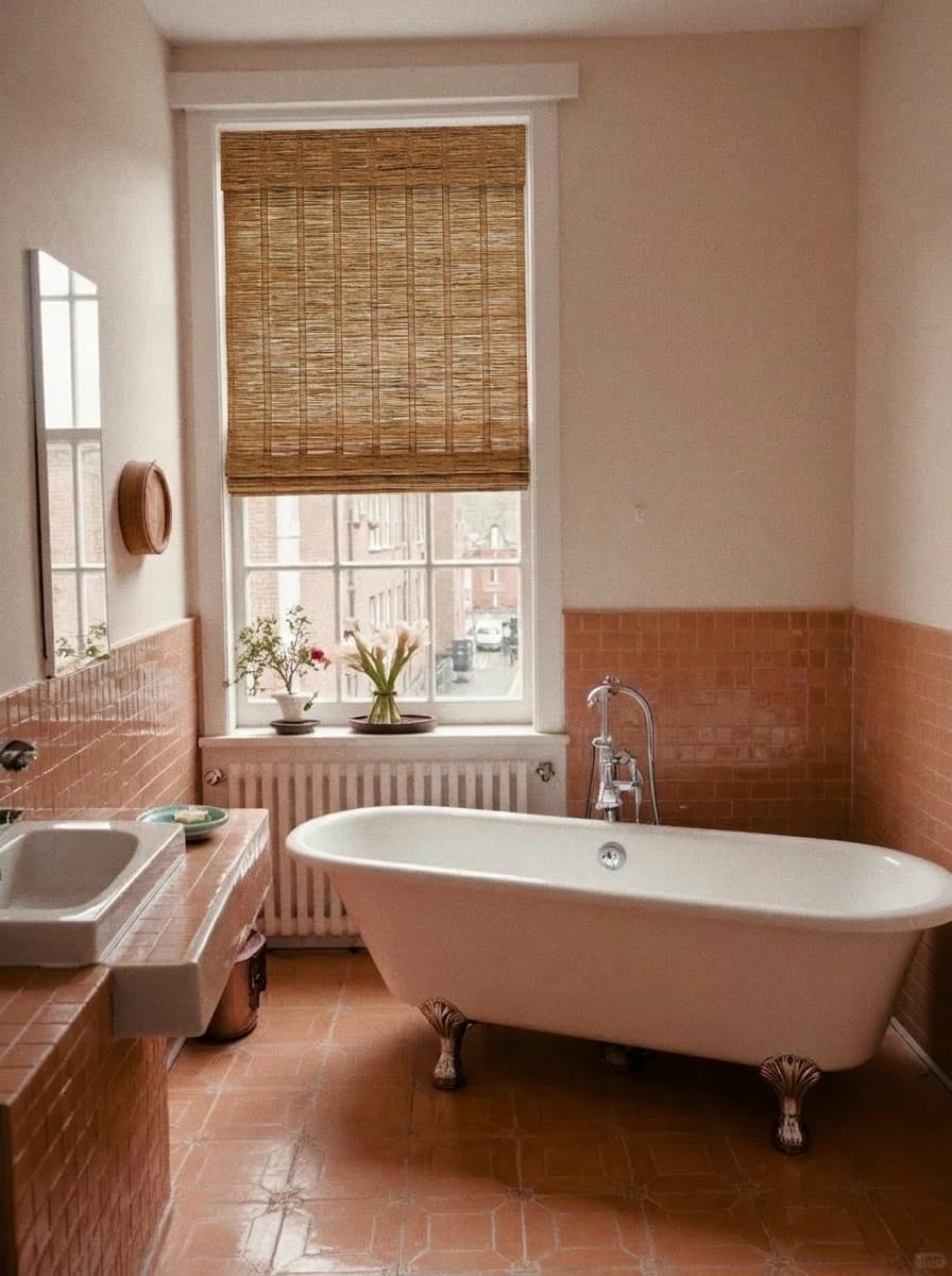 Customer photo review of Lyra Handwoven Natural Jute Bamboo Shade