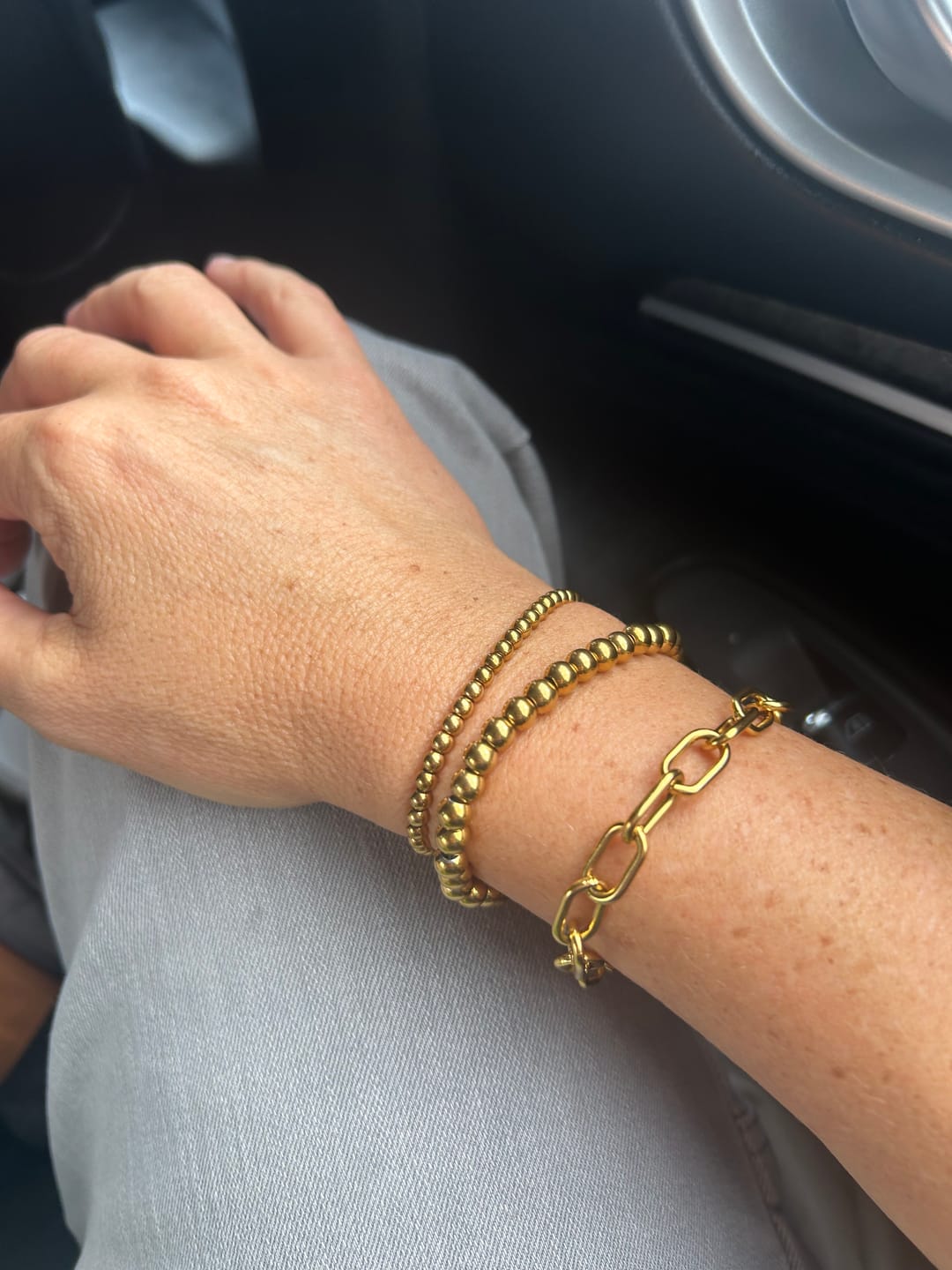 Customer photo review of Caicos Beaded Bracelet