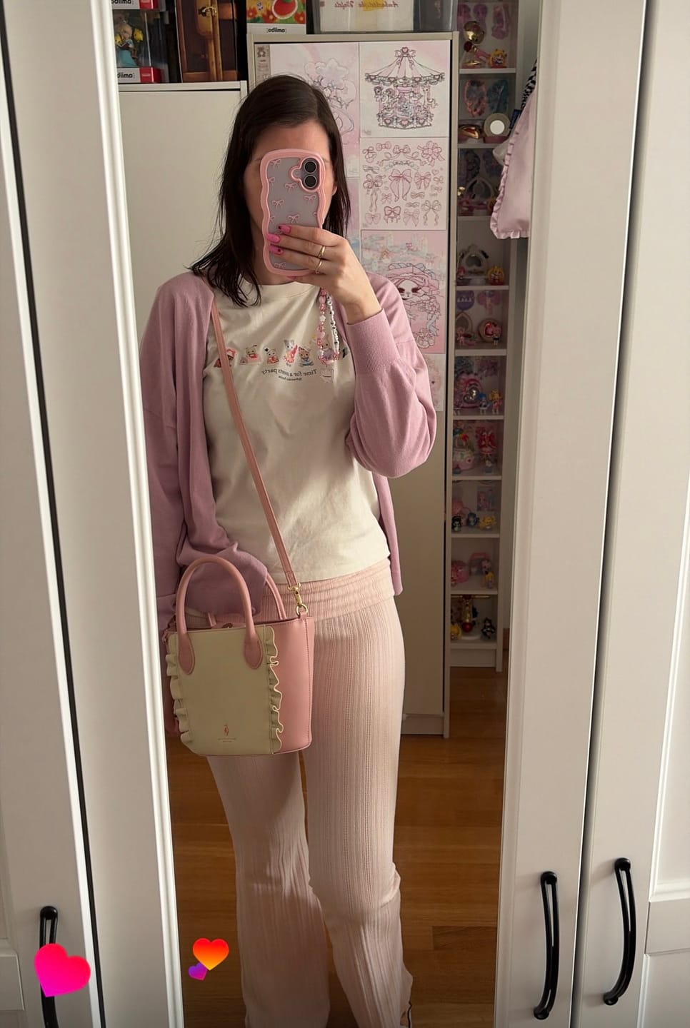 Customer photo review of My True Form Cotton Pants (Pink)