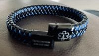 Customer photo review of Medical Alert Bracelet