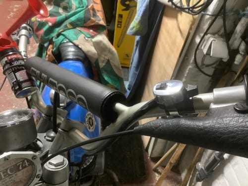 Customer photo review of Chrome Lights Horn Kill Switch Bar Mounting
