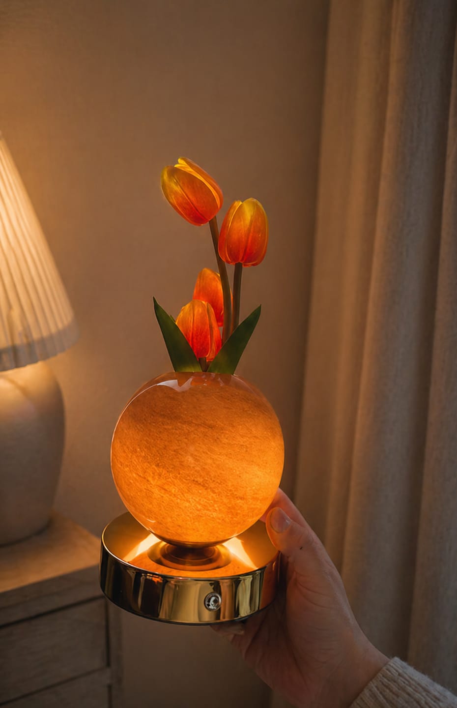 Customer photo review of Lampara LED de Tulipanes