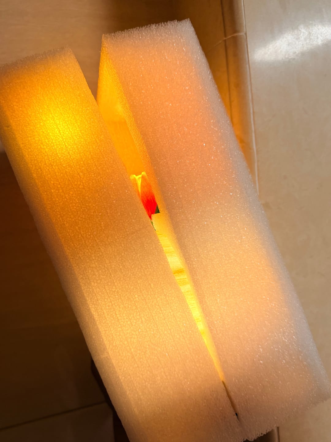 Customer photo review of Lampara LED de Tulipanes