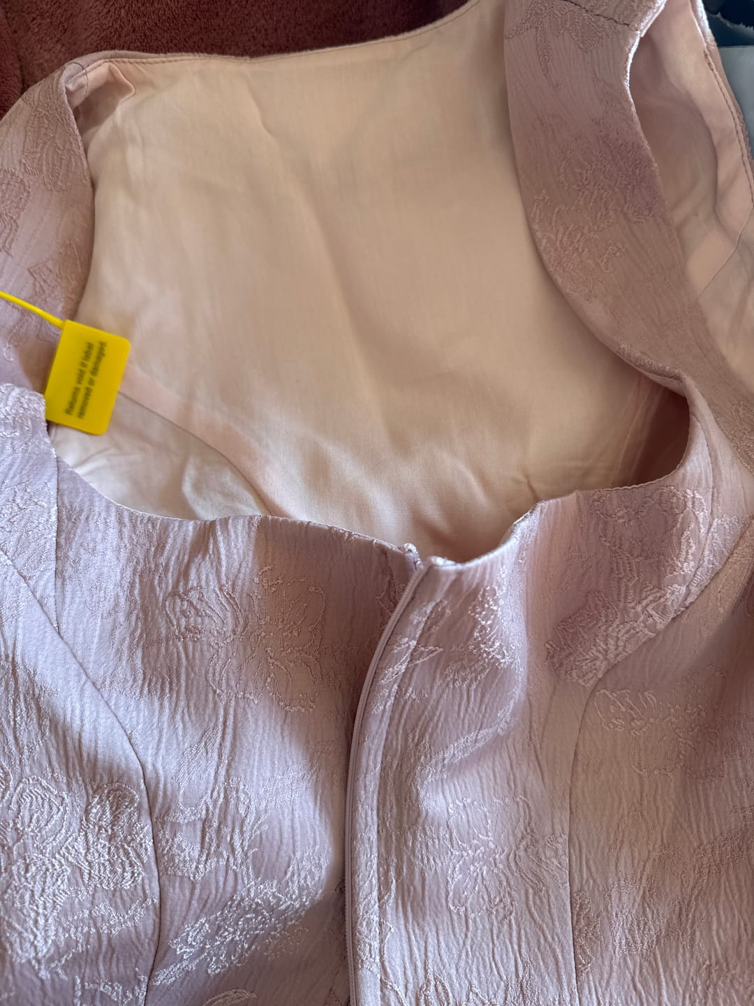 Customer photo review of Rosa Gerader Ausschnitt Floralem Muster Dirndl