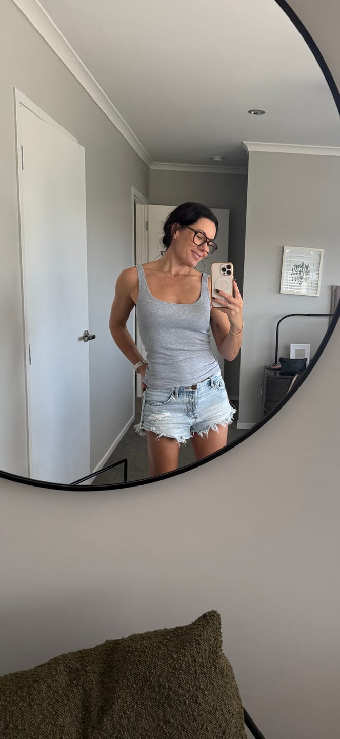 Customer photo review of Sarah Tank - Greymarle