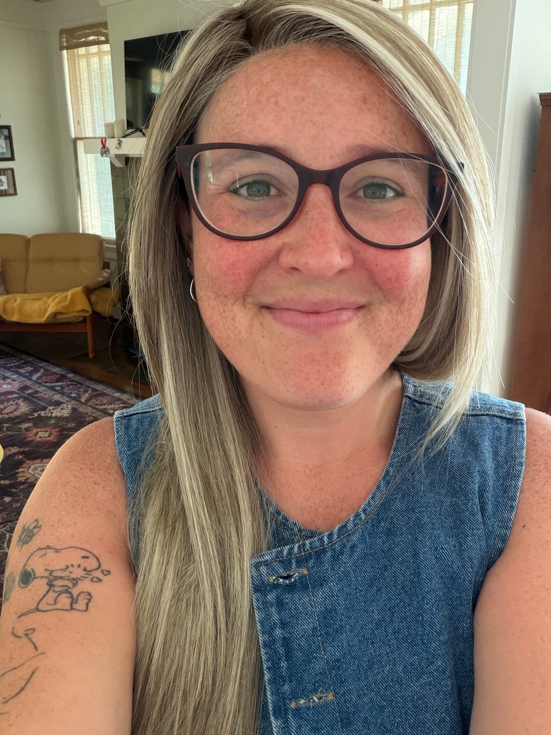 Customer photo review of RUNWAY MODEL - Frosted Blonde