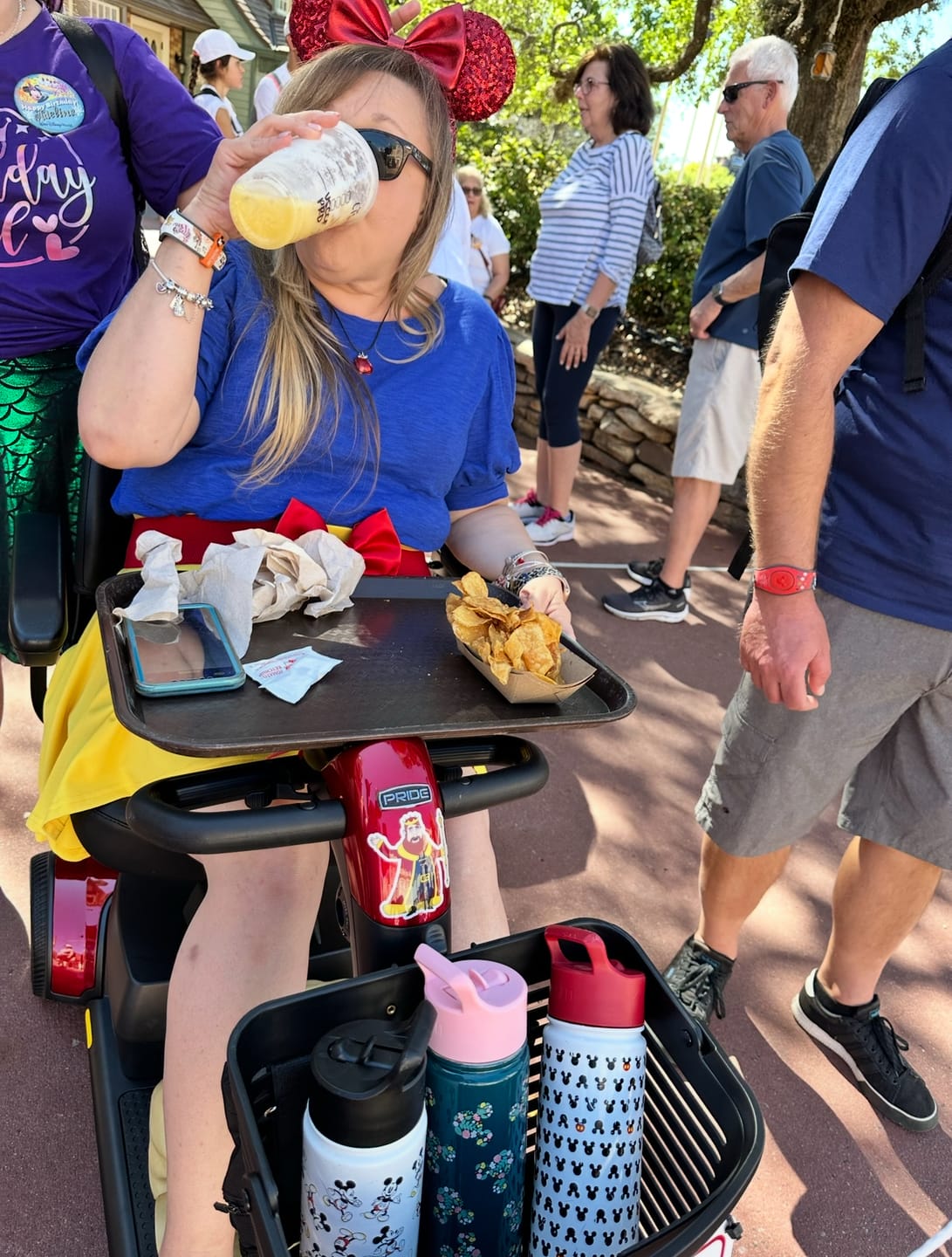 Customer photo review of Multiday Mobility & ECV Foldable Travel Scooter Rental 300 Pound Capacity (3 or more days)
