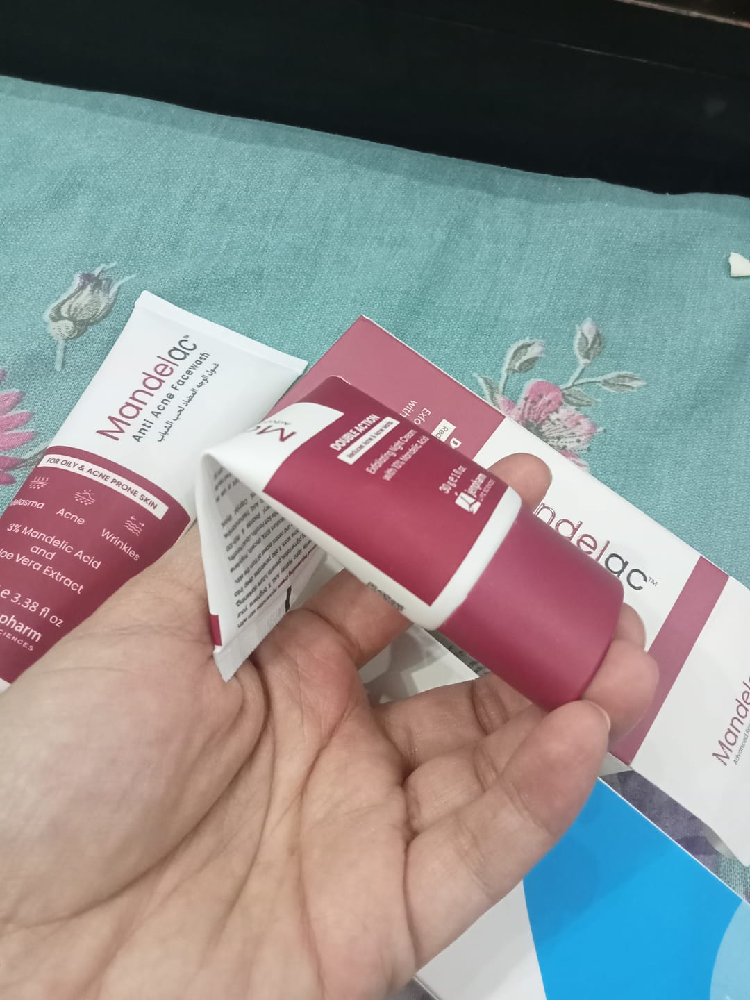 Customer photo review of MandelAC Cream
