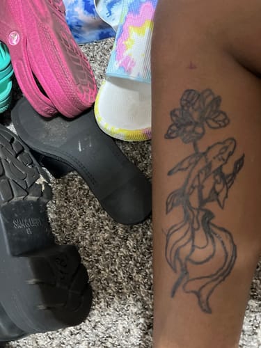 Customer photo review of Tattoo Transfer Paper