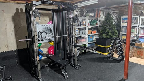 Customer photo review of RitFit BPC06 All-In-One Smith Machine with 286LB Weight Stacks