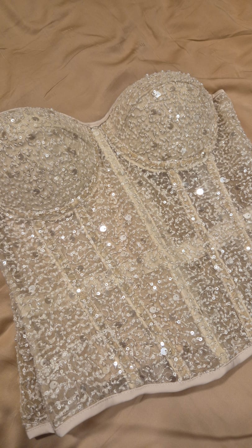 Customer photo review of Solène Shinny Corset