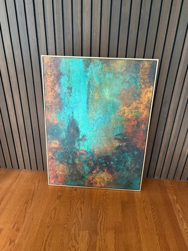 Customer review photo for Colorful Painting #CA352