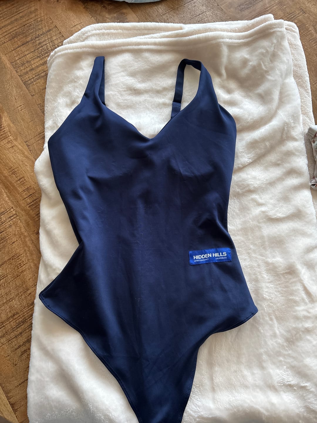 Customer photo review of LABEL BODYSUIT NAVY