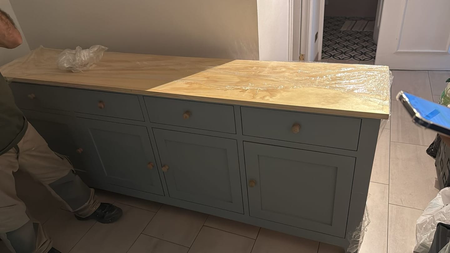 Customer photo review of Buffet de madera XL