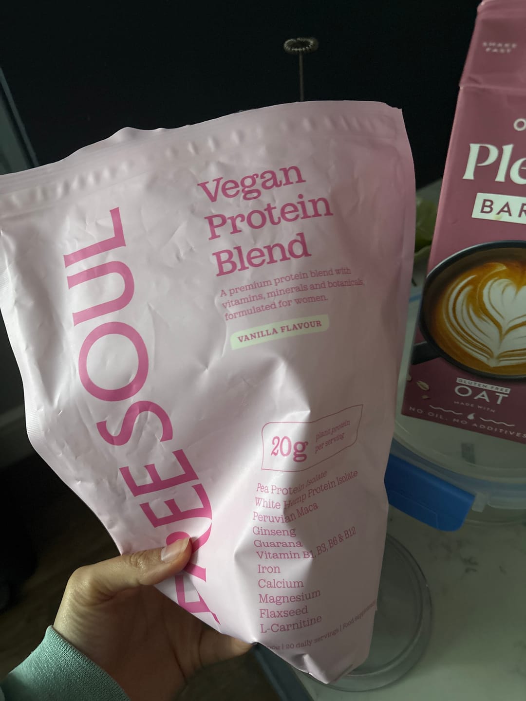 Customer photo review of Vegan Protein Blend