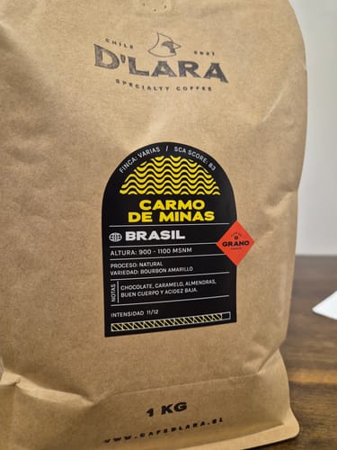 Customer photo review of 1KG Café de Especialidad Carmo de Minas - Brasil en Grano o Molido