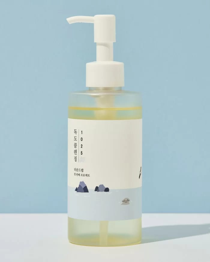 Customer photo review of Gaisīga hidrofīlā eļļa ar jūras ūdeni Round Lab 1025 Dokdo Cleansing Oil