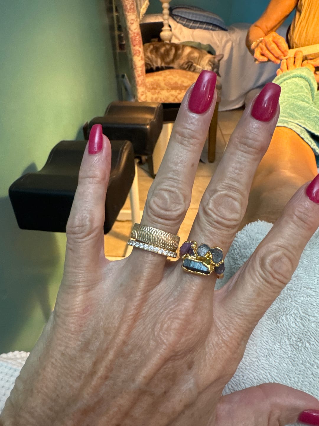 Customer photo review of Eternity Band Ring
