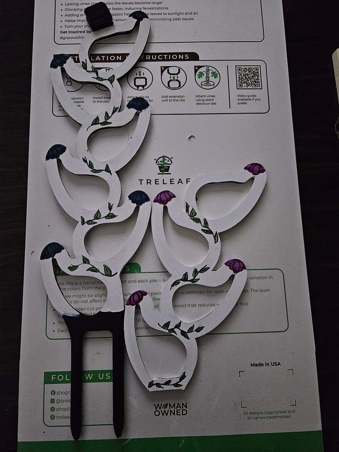 Customer photo review of Kora™ - Extendable Wooden Support for Climbing Houseplants