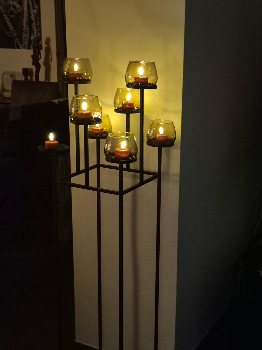 Customer photo review of LED Fyrfadslys 2 stk. Bordeaux