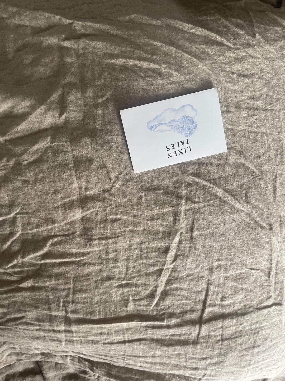 Customer photo review of Leinen-Kopfkissenbezug, Natural