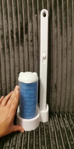 Customer photo review of Toilet Scrubber Kit with Self-Cleaning Disposable Pads – No Pre-Rinse, No Mess, No Odor, Simplifies Bathroom Hygiene