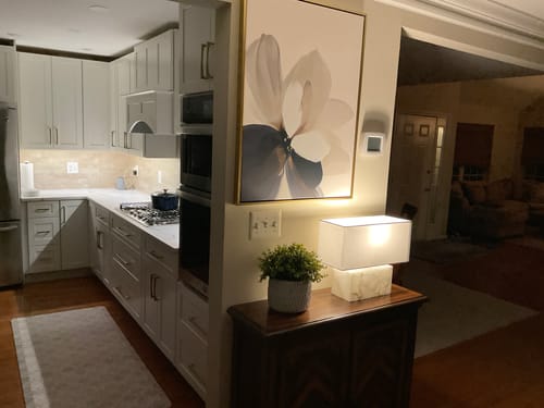 Customer photo review of Whispering Petals Canvas Art - Vertical