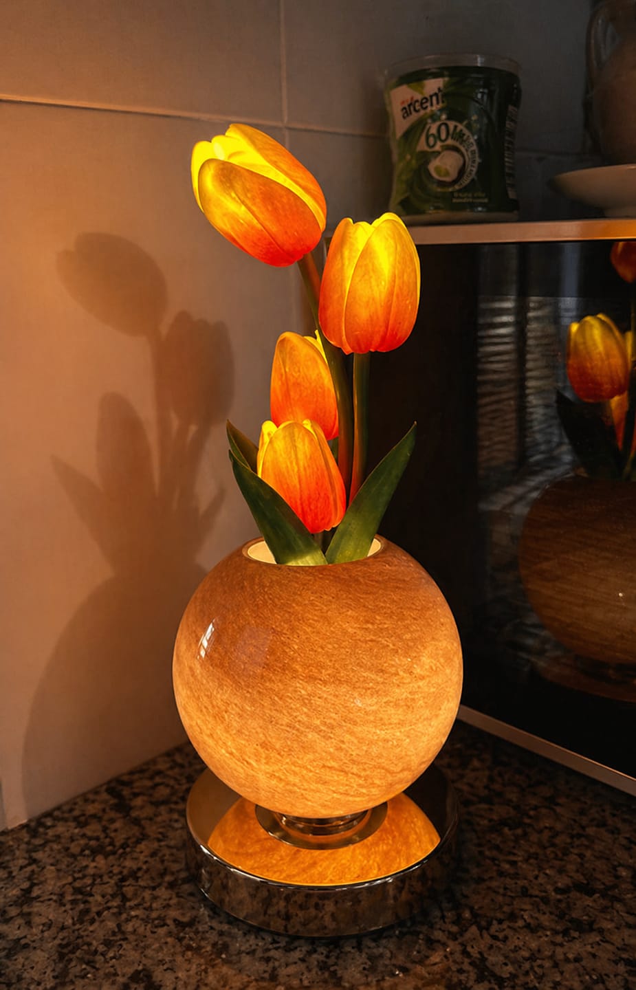 Customer photo review of Lampara LED de Tulipanes