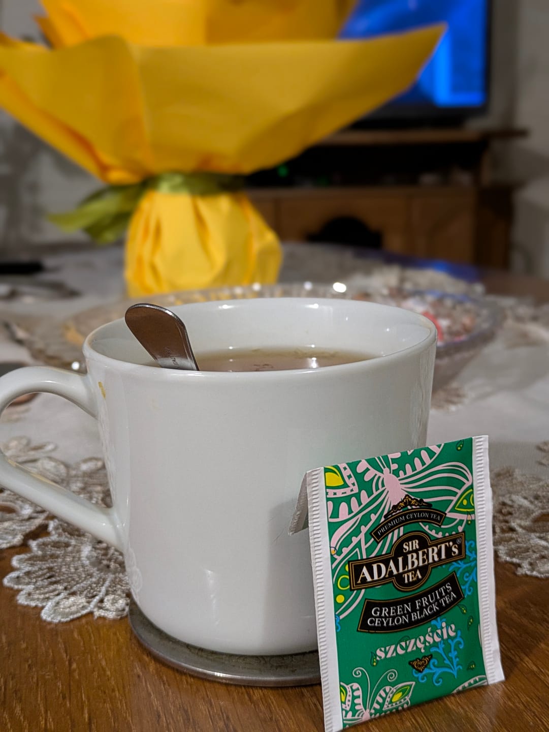 Customer photo review of Adalbert's Tea Green Fruits SZCZĘŚCIE – 40 g w saszetkach