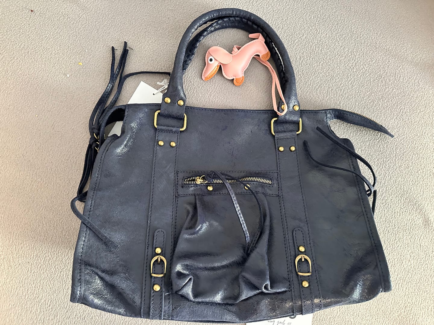 Customer photo review of It girl bag navy